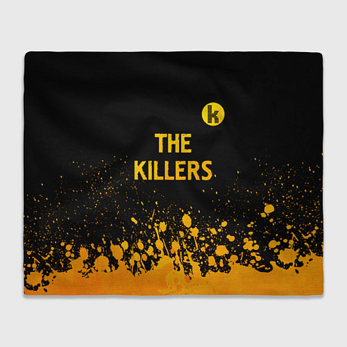 Плед The Killers - gold gradient посередине / 3D-Велсофт – фото 1