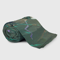 Плед флисовый Genshin Impact Сяо Xiao, цвет: 3D-велсофт — фото 2