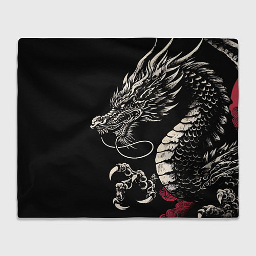 Плед Japanese dragon - irezumi - art / 3D-Велсофт – фото 1