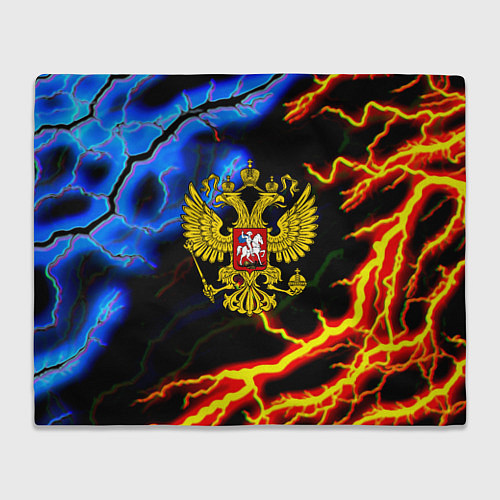 Плед Россия наша страна герб шторм / 3D-Велсофт – фото 1