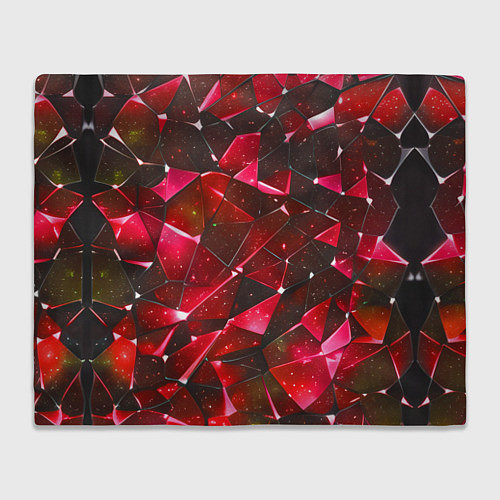 Плед Красное разбитое стекло / 3D-Велсофт – фото 1