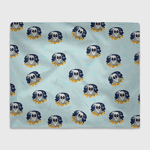 Плед Призрак и линии / 3D-Велсофт – фото 1