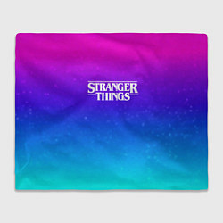 Плед Stranger Things gradient colors