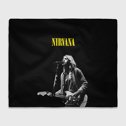 Плед Группа Nirvana Курт Кобейн / 3D-Велсофт – фото 1