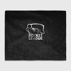 Плед Rocket League - metal logo