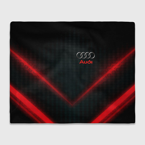 Плед Audi stripes neon / 3D-Велсофт – фото 1