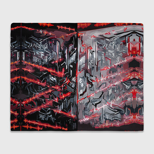 Плед Адский доспех в царапинах / 3D-Велсофт – фото 1