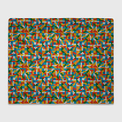 Плед флисовый Плитки тетриса, цвет: 3D-велсофт