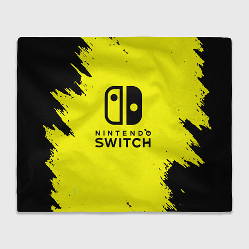 Плед Nintendo switch краски на жёлтом / 3D-Велсофт – фото 1