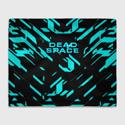 Плед флисовый Dead space айзек стиль неоновая броня, цвет: 3D-велсофт