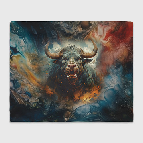 Плед Дикий бык / 3D-Велсофт – фото 1