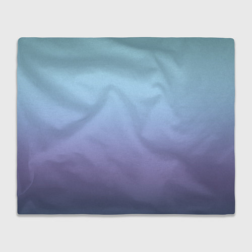 Плед Градиент фиолетово голубой / 3D-Велсофт – фото 1
