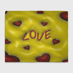 Плед Love эффект раздувания