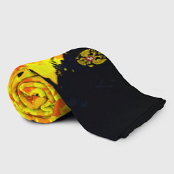 Плед флисовый Имперский герб россии краски, цвет: 3D-велсофт — фото 2