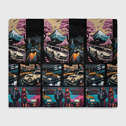 Плед Japanese jdm art