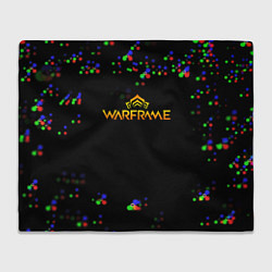 Плед флисовый Warframe текстура блеск, цвет: 3D-велсофт