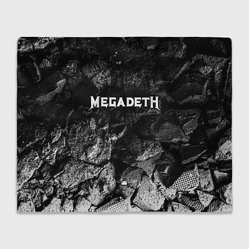 Плед Megadeth black graphite / 3D-Велсофт – фото 1