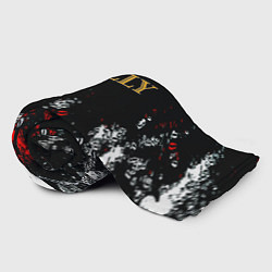 Плед флисовый Bully краски, цвет: 3D-велсофт — фото 2