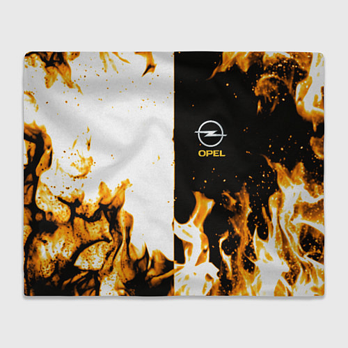 Плед Opel огонь текстура / 3D-Велсофт – фото 1
