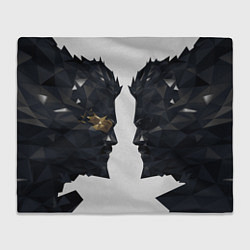 Плед Адам Дженсен в отражении deus ex