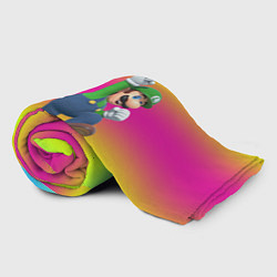 Плед флисовый Братья Марио, цвет: 3D-велсофт — фото 2