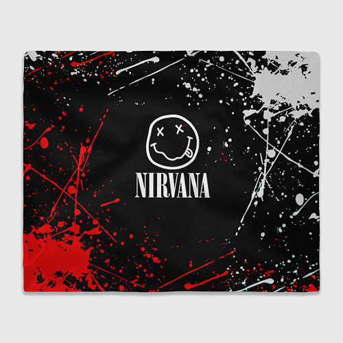 Плед Nirvana брызги красок / 3D-Велсофт – фото 1