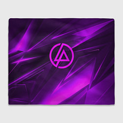 Плед Linkin park neon stripes logo