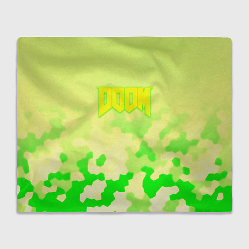 Плед Doom токсичное лого броня / 3D-Велсофт – фото 1