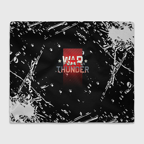 Плед Warthunder белые краски онлайн / 3D-Велсофт – фото 1