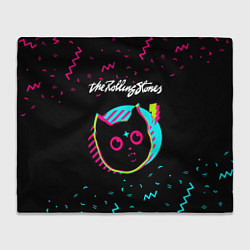 Плед Rolling Stones - rock star cat