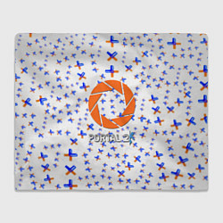 Плед Portal logo pattern steel