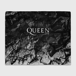 Плед Queen black graphite