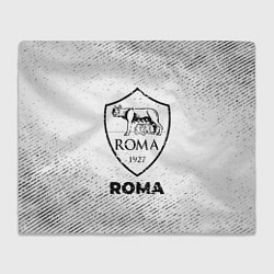 Плед флисовый Roma с потертостями на светлом фоне, цвет: 3D-велсофт