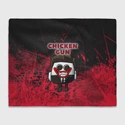 Плед Chicken gun clown