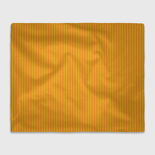 Плед Жёлтый полосатый / 3D-Велсофт – фото 1