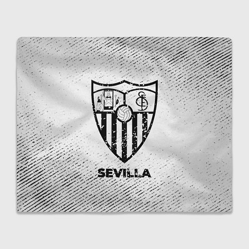 Плед Sevilla с потертостями на светлом фоне / 3D-Велсофт – фото 1