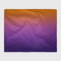 Плед Градиент оранжево-фиолетовый