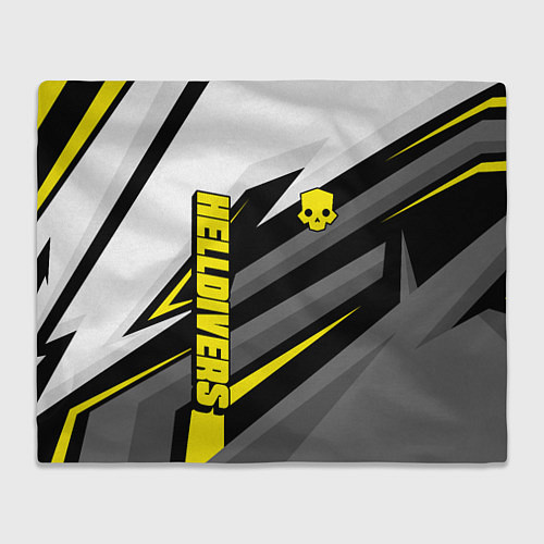 Плед Helldivers 2: Uniform Yellow x White / 3D-Велсофт – фото 1