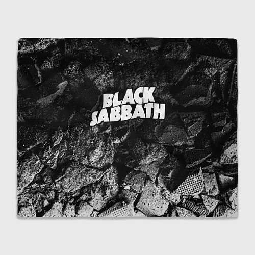 Плед Black Sabbath black graphite / 3D-Велсофт – фото 1