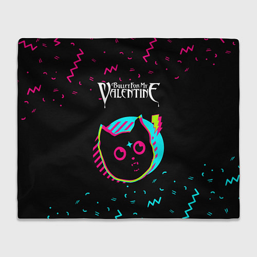 Плед Bullet For My Valentine - rock star cat / 3D-Велсофт – фото 1