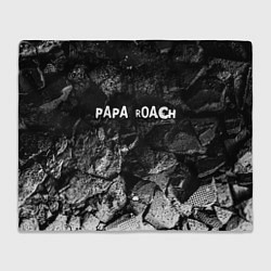 Плед Papa Roach black graphite