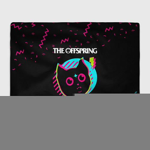 Плед The Offspring - rock star cat / 3D-Велсофт – фото 1