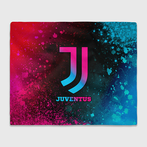 Плед Juventus - neon gradient / 3D-Велсофт – фото 1