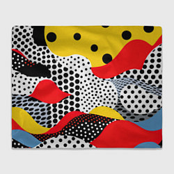 Плед флисовый Вихревая иллюзия, цвет: 3D-велсофт