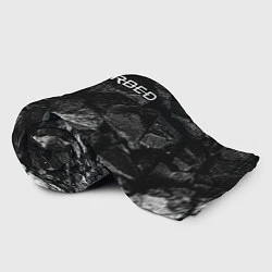 Плед флисовый Disturbed black graphite, цвет: 3D-велсофт — фото 2