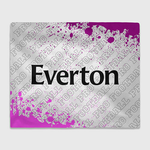 Плед Everton pro football по-горизонтали / 3D-Велсофт – фото 1