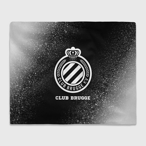 Плед Club Brugge sport на темном фоне / 3D-Велсофт – фото 1