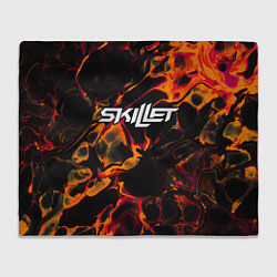 Плед Skillet red lava