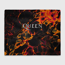 Плед Queen red lava