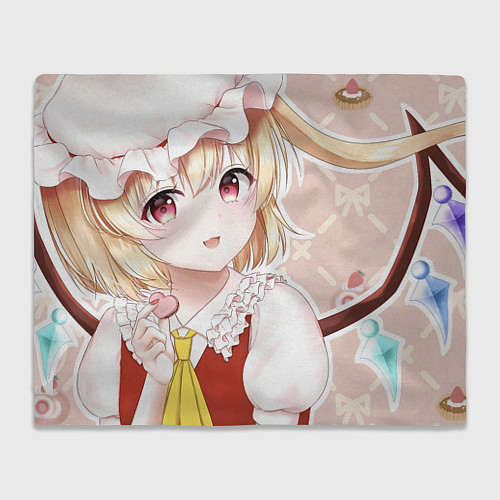 Плед Touhou Project Flandre милая улыбка сердечко / 3D-Велсофт – фото 1